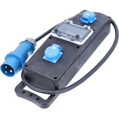 Schwabe Steckdosenleiste G-S22 63261 - Vollgummi-Leiste mit 2m Kabel Schwabe Steckdosenleiste G-S22 63261 - Vollgummi-Leiste mit 2m Kabel
