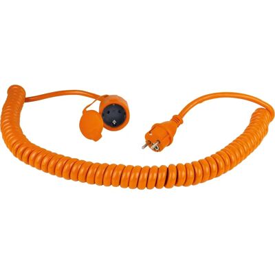 Extensão Schwabe - 1-5m, Espiral, Laranja - Cabo de Extensão de Energia Extensão Schwabe - 1-5m, Espiral, Laranja - Cabo de Extensão de Energia
