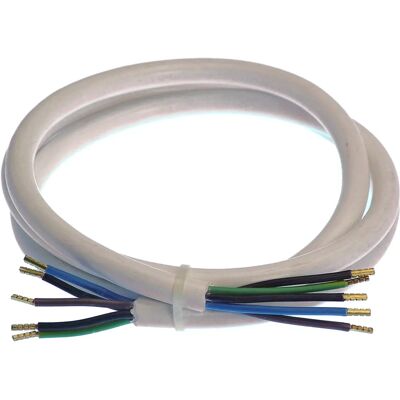 Schwabe White 1.5m Stove Connection Cable - Electrical Cable Schwabe White 1.5m Stove Connection Cable - Electrical Cable