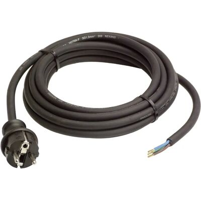 Schwabe 70910 Cabo de alimentação - 10m, Preto, 3G1.5, IP44 Schwabe 70910 Cabo de alimentação - 10m, Preto, 3G1.5, IP44