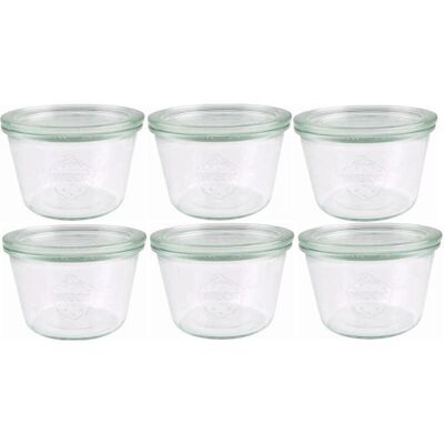 Pot en verre Weck 6753 - 370ml Transparent - Conique - Publicité Pot en verre Weck 6753 - 370ml Transparent - Conique - Publicité