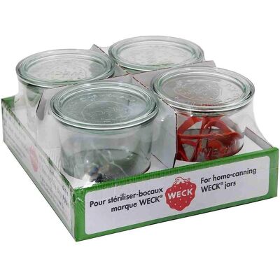 Weck Glas Set - 500ml - Rund Öffnung - Lebensmittelkonservierung Weck Glas Set - 500ml - Rund Öffnung - Lebensmittelkonservierung
