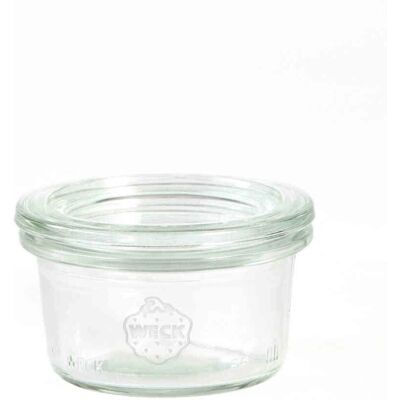 Weck RR40 Glasverschlussglas - 50ml, Transparent, mit Deckel - Gläser Weck RR40 Glasverschlussglas - 50ml, Transparent, mit Deckel - Gläser
