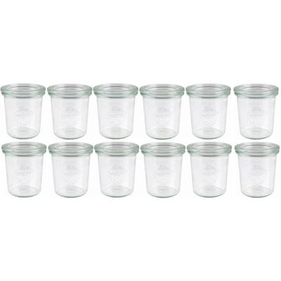 Pot en verre Weck 6568 Conique Transparent - Conservation longue Pot en verre Weck 6568 Conique Transparent - Conservation longue