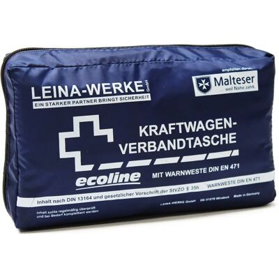 LEINA-WERKE 11053 Auto Erste-Hilfe-Set - Wasserdicht, Kompakt, mit Warnweste LEINA-WERKE 11053 Auto Erste-Hilfe-Set - Wasserdicht, Kompakt, mit Warnweste