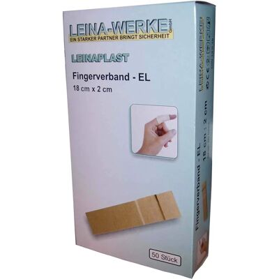 LEINA-WERKE - ref 72004 LEINAPLAST bandage pour doigts 180 x 20 mm - Bandage de premiers secours - Publicité LEINA-WERKE - ref 72004 LEINAPLAST bandage pour doigts 180 x 20 mm - Bandage de premiers secours - Publicité