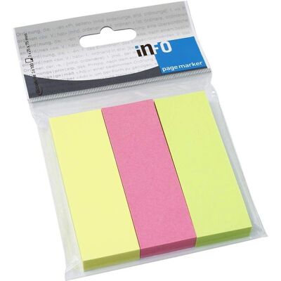 Brilliant Mix Haftnotizen 25x75mm - Etikett Brilliant Mix Haftnotizen 25x75mm - Etikett
