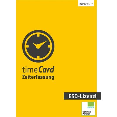 Reiner SCT timeCard 10 - Zeiterfassungssystem - 1 Jahr Lizenz Reiner SCT timeCard 10 - Zeiterfassungssystem - 1 Jahr Lizenz