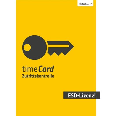 Reiner SCT timeControl Zutrittskontrolle - 50 Benutzer Lizenz - 1 Jahr Reiner SCT timeControl Zutrittskontrolle - 50 Benutzer Lizenz - 1 Jahr