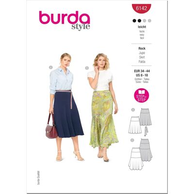 Burda Modell 6142 Papier Schnittmuster - Nähmuster Burda Modell 6142 Papier Schnittmuster - Nähmuster