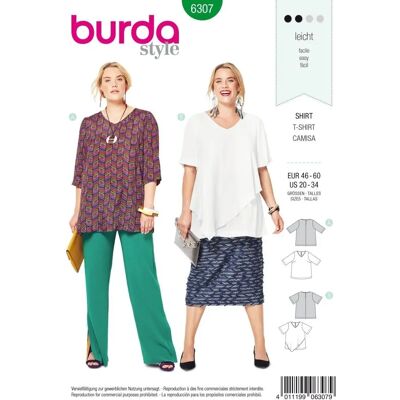 Burda Model 6307 - Sewing Pattern for Clothing Burda Model 6307 - Sewing Pattern for Clothing