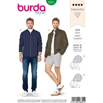 Burda Model 6351 - Sewing Pattern Burda Model 6351 - Sewing Pattern