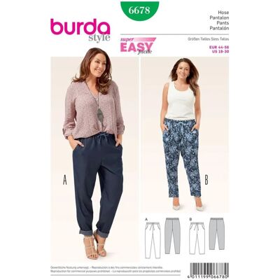 Wzór szycia Burda 6678 - Krawiectwo Wzór szycia Burda 6678 - Krawiectwo