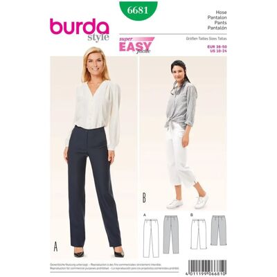 Modello Burda 6681 - Scheda di cucito Modello Burda 6681 - Scheda di cucito