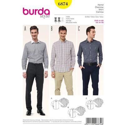 Burda Model 6874 - Sewing Pattern Burda Model 6874 - Sewing Pattern