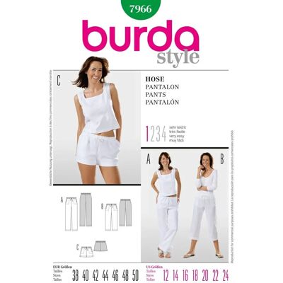 Wzór Burda 7966 do szycia Wzór Burda 7966 do szycia