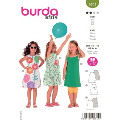 Burda Modell 9544 barnröja mönster - Sy mönster Burda Modell 9544 barnröja mönster - Sy mönster