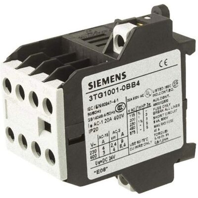 Siemens Schütz 3TG1 - 24V DC - 20A - 4NO + 1NC - Motorsteuerung Siemens Schütz 3TG1 - 24V DC - 20A - 4NO + 1NC - Motorsteuerung