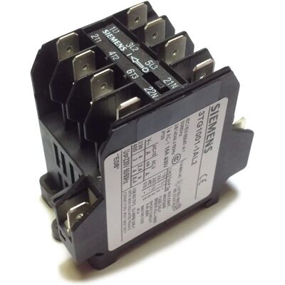 Siemens Schütz 3TG1001-1AL2 - 3-polig 3NO+1NC 8,4A 4kW Siemens Schütz 3TG1001-1AL2 - 3-polig 3NO+1NC 8,4A 4kW