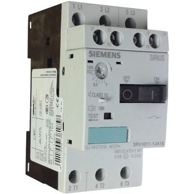 Siemens 3RV1011-1JA15 Kompakter Motorschutzschalter Siemens 3RV1011-1JA15 Kompakter Motorschutzschalter
