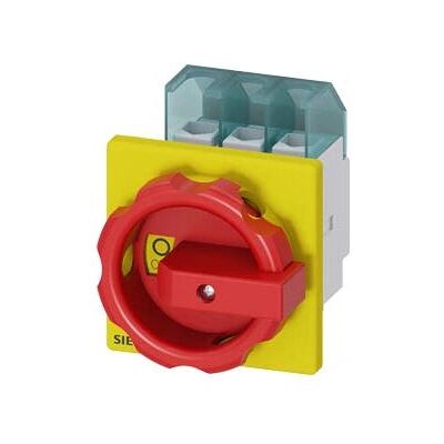 Interruptor seccionador Siemens 3LD2203-0TK53 - IP65, 3P, Rojo, Blanco Interruptor seccionador Siemens 3LD2203-0TK53 - IP65, 3P, Rojo, Blanco