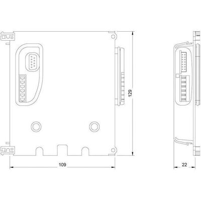 Siemens Profibus-Modul - Rückwandbusmodul - 400V - 128.4mm - für ET 200Pro Siemens Profibus-Modul - Rückwandbusmodul - 400V - 128.4mm - für ET 200Pro