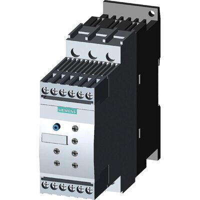 Siemens 3RW4026-1BB04 Sanftstarter - IP20, 25A, 11kW, 400-480V Siemens 3RW4026-1BB04 Sanftstarter - IP20, 25A, 11kW, 400-480V