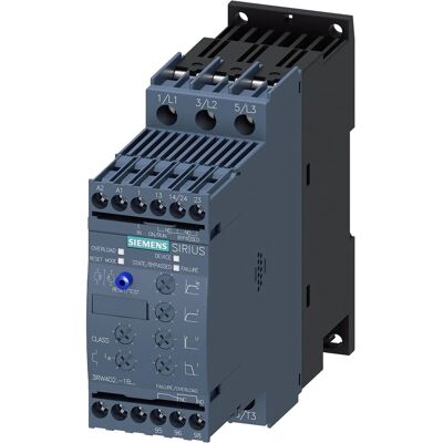Siemens 3RW4028-1BB14 Arrancador Suave - IP20, 38A, 18.5kW, 400V Siemens 3RW4028-1BB14 Arrancador Suave - IP20, 38A, 18.5kW, 400V