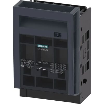 Interruptor de circuito Siemens - 3NP1123-1CA20 - 3 polos 690V/AC Interruptor de circuito Siemens - 3NP1123-1CA20 - 3 polos 690V/AC