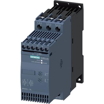 Siemens Modell 3RW3026-1BB04 Sanftstarter - 11kW, 400V/480V, 25A Siemens Modell 3RW3026-1BB04 Sanftstarter - 11kW, 400V/480V, 25A