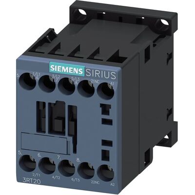 Siemens SIRIUS Kontaktor 3RT2 3-polet 24V AC 3kW - Motorstyring Siemens SIRIUS Kontaktor 3RT2 3-polet 24V AC 3kW - Motorstyring