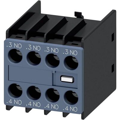 Siemens - Auxiliary Contact Block 4NO - For Contactor and Motor Control Siemens - Auxiliary Contact Block 4NO - For Contactor and Motor Control