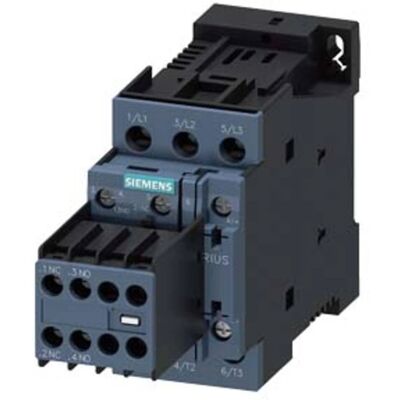 Siemens Steuerrelais Sirius Innovation 3RT2 - Kontaktor - 3-polig, 24 V DC Siemens Steuerrelais Sirius Innovation 3RT2 - Kontaktor - 3-polig, 24 V DC