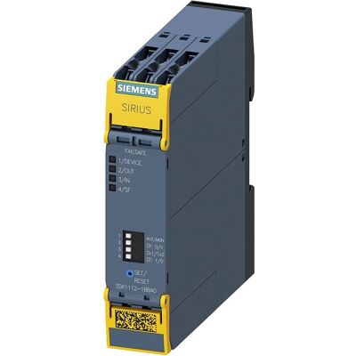 Siemens Sicherheitsschaltgerät 3SK1112-1BB40 - 24V DC, Kategorie 4 Siemens Sicherheitsschaltgerät 3SK1112-1BB40 - 24V DC, Kategorie 4