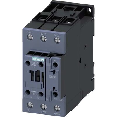 Siemens Schütz 3RT2038-1AB00 - 37kW, 3-polig, reversibel Siemens Schütz 3RT2038-1AB00 - 37kW, 3-polig, reversibel