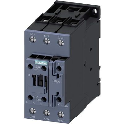 Siemens Schütz SIRIUS 3RT2 - 80A - 37kW - 230V AC - 3-polig Siemens Schütz SIRIUS 3RT2 - 80A - 37kW - 230V AC - 3-polig