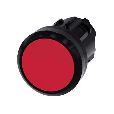 Siemens Actuador eléctrico IP66, IP67, IP69K Rojo - Botón pulsador, 22mm, Plástico Siemens Actuador eléctrico IP66, IP67, IP69K Rojo - Botón pulsador, 22mm, Plástico