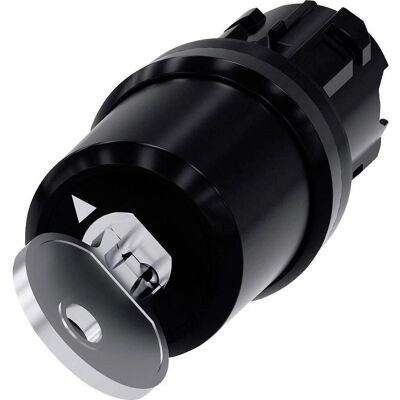 Siemens Schlüsselschalter 3SU1000-5BF21-0AA0 - 2 Schaltstellungen, Schwarz Siemens Schlüsselschalter 3SU1000-5BF21-0AA0 - 2 Schaltstellungen, Schwarz