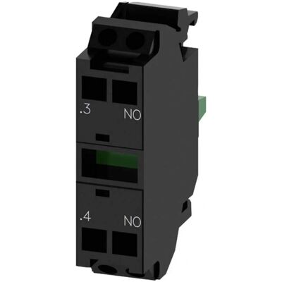 Siemens Kontaktblock - 3SU1400-1AA10-3BA0 - Federanschluss - 500V Siemens Kontaktblock - 3SU1400-1AA10-3BA0 - Federanschluss - 500V