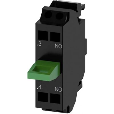 Siemens 3SU1400-2AA10-3BA0 Kontaktmodul - Industrieller Schalter, Federklemme Siemens 3SU1400-2AA10-3BA0 Kontaktmodul - Industrieller Schalter, Federklemme