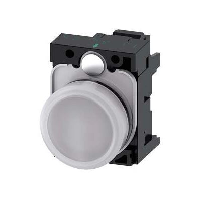 Siemens Weißer Alarmleuchte - LED, 22mm Panelmontage Siemens Weißer Alarmleuchte - LED, 22mm Panelmontage