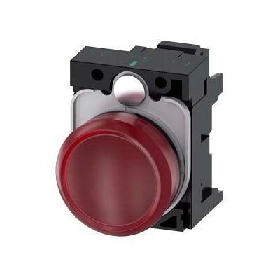 Siemens Alarmlichtanzeige - 22mm, Rot, LED, Panelmontage Siemens Alarmlichtanzeige - 22mm, Rot, LED, Panelmontage