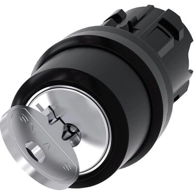 Siemens Modell 3SU1000-4BC01-0AA0 - Rund Kunststoff-Schlüsselschalter IP67/IP69K Siemens Modell 3SU1000-4BC01-0AA0 - Rund Kunststoff-Schlüsselschalter IP67/IP69K