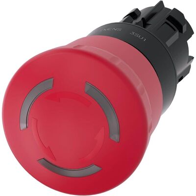 Siemens 3SU1001-1HB20-0AA0 Not-Halt-Taster - IP66/IP67/IP69K, Rot Siemens 3SU1001-1HB20-0AA0 Not-Halt-Taster - IP66/IP67/IP69K, Rot