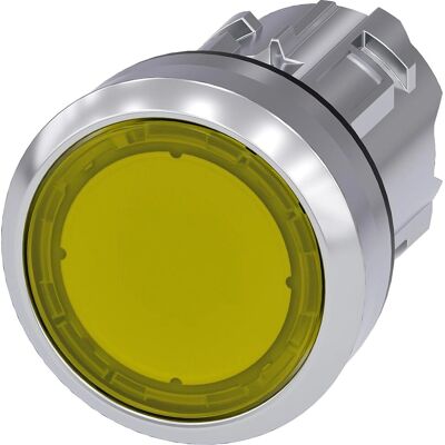 Siemens Gelber SIRIUS ACT 3SU1051-0AB30-0AA0 Rundmetall-Taster - Schalter Siemens Gelber SIRIUS ACT 3SU1051-0AB30-0AA0 Rundmetall-Taster - Schalter