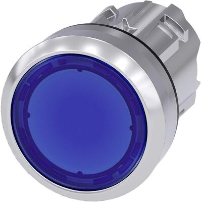 Siemens Blauer Sirius ACT 22mm Runder Flacher Beleuchteter Drucktaster Siemens Blauer Sirius ACT 22mm Runder Flacher Beleuchteter Drucktaster