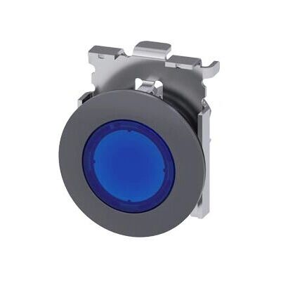 Siemens - Modell 3SU1061-0JD50-0AA0 - Leuchtmelder, Metall, Blau Siemens - Modell 3SU1061-0JD50-0AA0 - Leuchtmelder, Metall, Blau