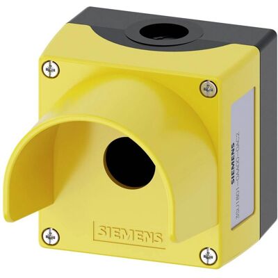Siemens Steuergehäuse Modell 3SU1801-0AA00-0AC2 - IP67/IP69K, Gelb Siemens Steuergehäuse Modell 3SU1801-0AA00-0AC2 - IP67/IP69K, Gelb