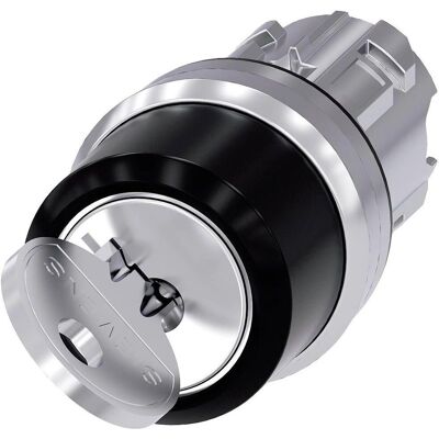 Siemens Modell 3SU1050-4BC01-0AA0 - Schlüsselschalter - Silber - 2 Positionen Siemens Modell 3SU1050-4BC01-0AA0 - Schlüsselschalter - Silber - 2 Positionen