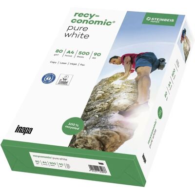 Papyrus Recyconomic Pure White - A4 - 3 Varianti - Carta Papyrus Recyconomic Pure White - A4 - 3 Varianti - Carta